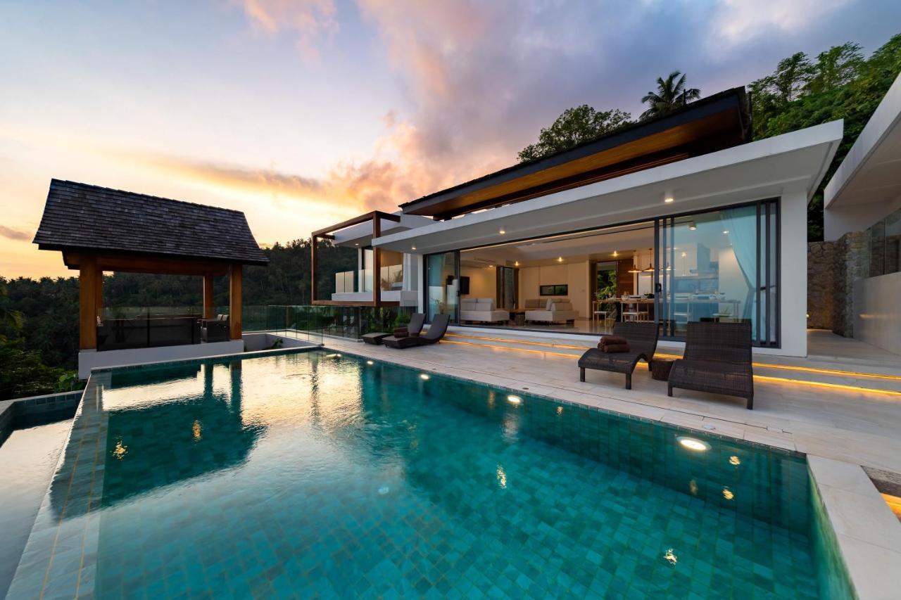 Samui Relax Airfreshing Privacy Modern Luxury Seaview Natural Rainforest Infinity Pool Villa With 3 Beds Suits With Housekeeper Koh Samui Dış mekan fotoğraf