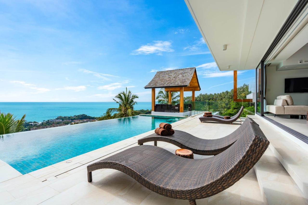 Samui Relax Airfreshing Privacy Modern Luxury Seaview Natural Rainforest Infinity Pool Villa With 3 Beds Suits With Housekeeper Koh Samui Dış mekan fotoğraf