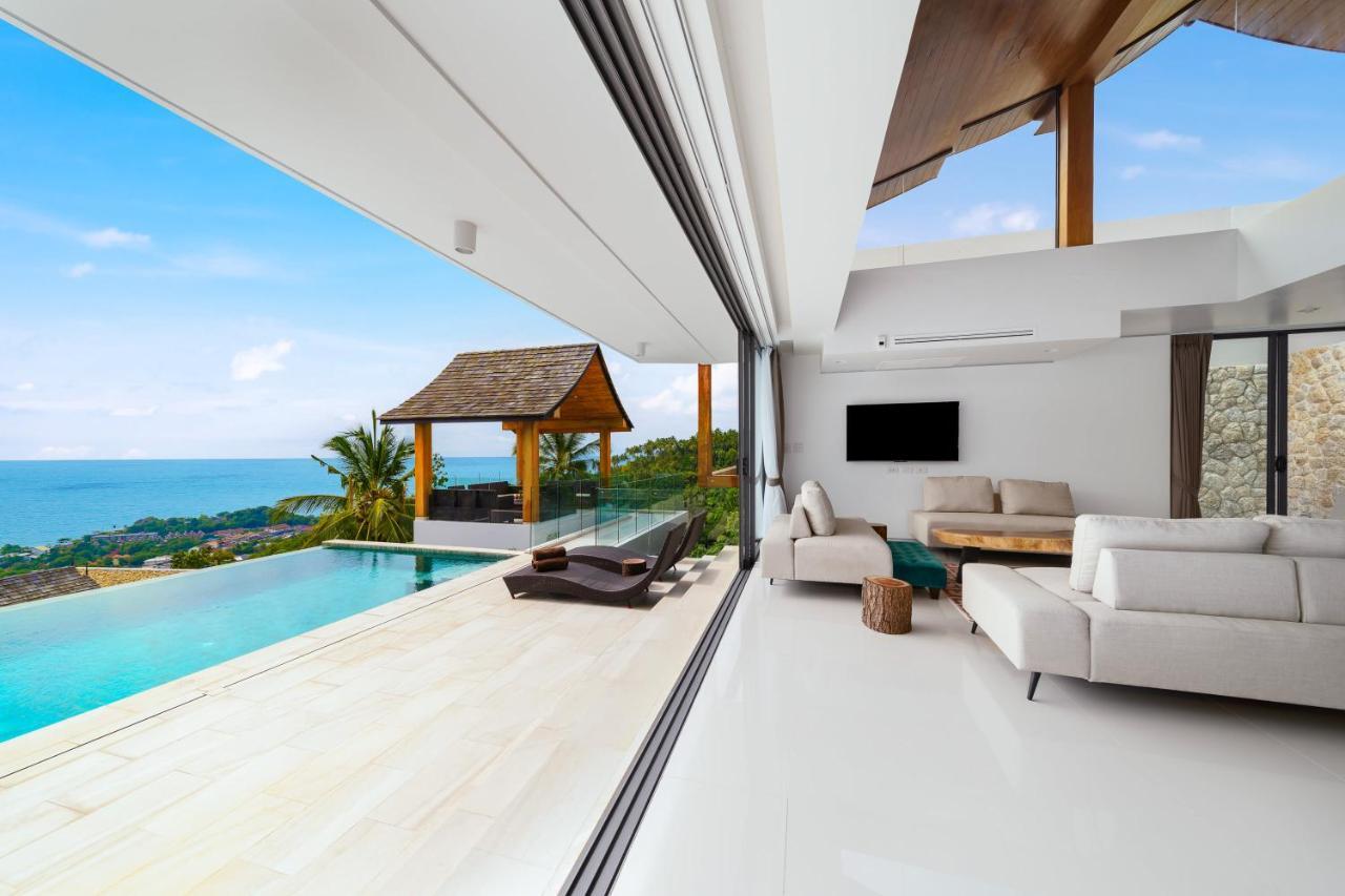 Samui Relax Airfreshing Privacy Modern Luxury Seaview Natural Rainforest Infinity Pool Villa With 3 Beds Suits With Housekeeper Koh Samui Dış mekan fotoğraf